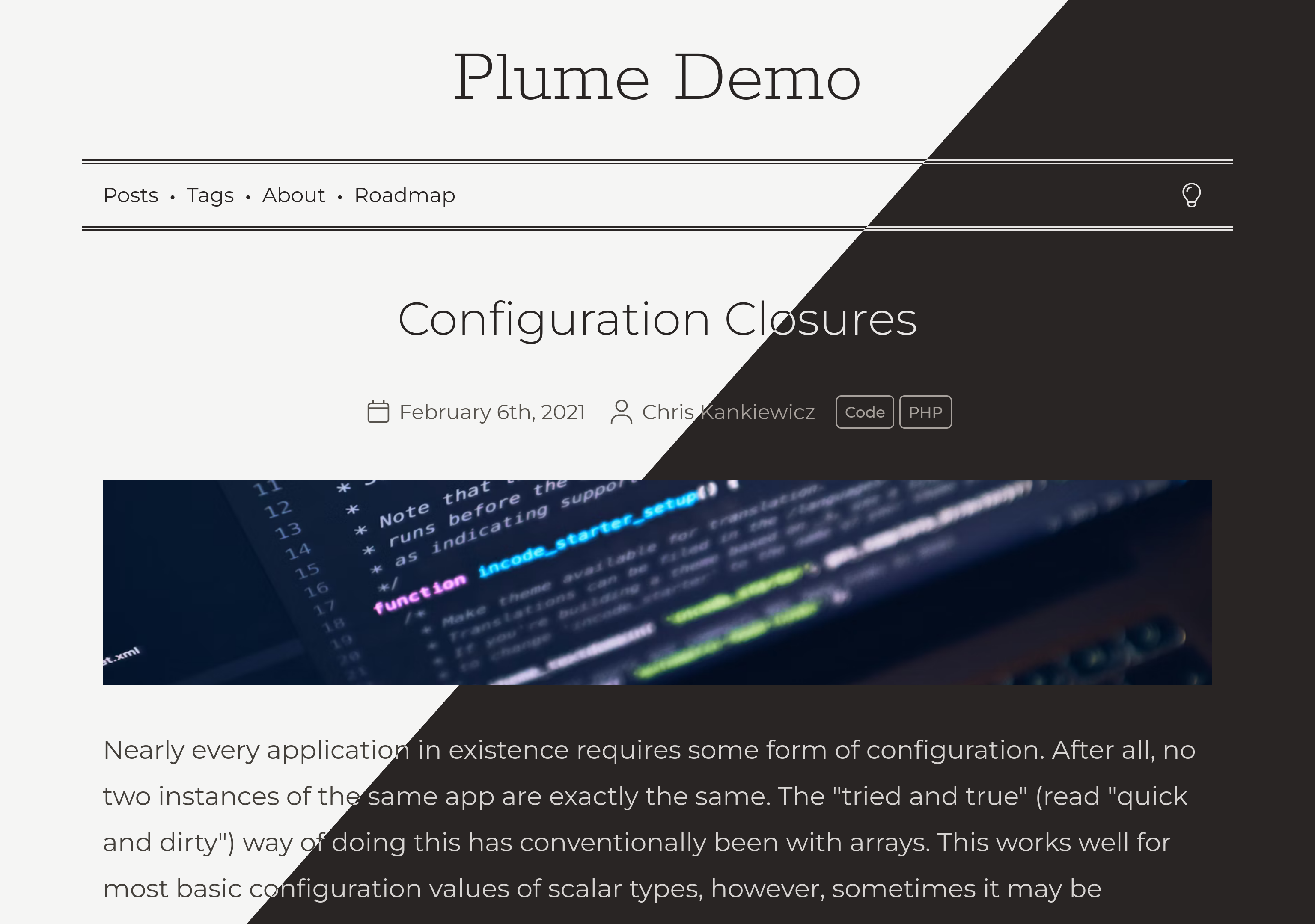 Plume screenshot